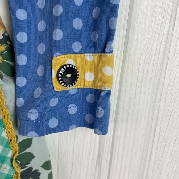 Matilda Jane Dress Joanna Family Heirloom Girls 8 Polka Dot Floral Fit Flare - Picture 7 of 11